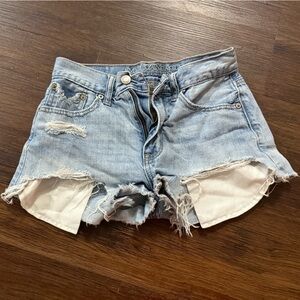 American Eagle Outfitters Light Blue Jean Shorts